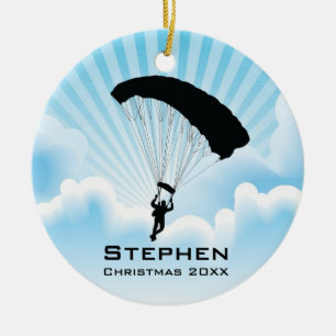 Personlig Himlar Diving Parachuting Ornament