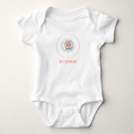 Personlig himmelsros och mån baby bodysuit - t shirt