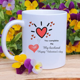 Personlig hjärta fyller alla hjärtans dag kaffemugg