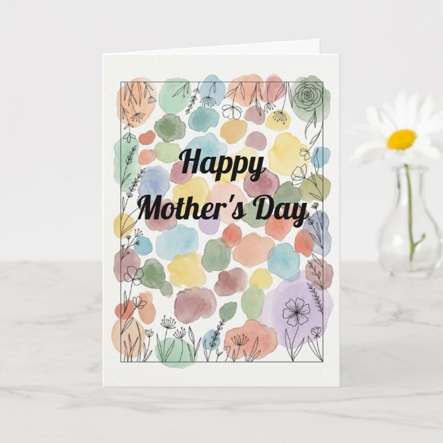 Personlig hjärtlig Morsdag dikt kort (Liten växt)