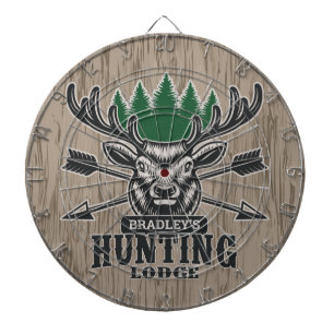 Personlig Hjort Elk Hunter Bow Hunting Lodge Darttavla
