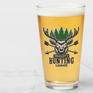 Personlig Hjort Elk Hunter Bow Hunting Lodge Glaskopp