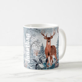 Personlig Hjort Hunters Grapic Mugg