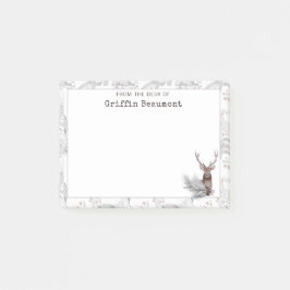 Personlig Hjort Jakt från skrivbordet  Post-it Block