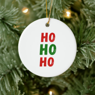 Personlig ho ho christmas ornament