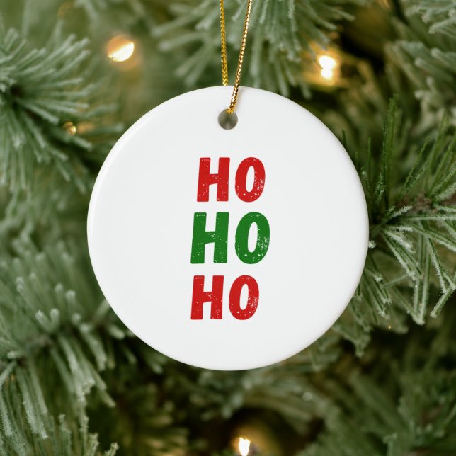 Personlig ho ho christmas ornament (Träd)
