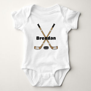 Personlig Hockey Baby Namn Infant hockey T Shirt