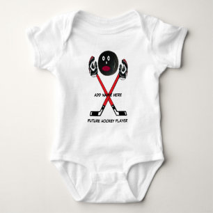 Personlig Hockey Baby Tecknad Tee
