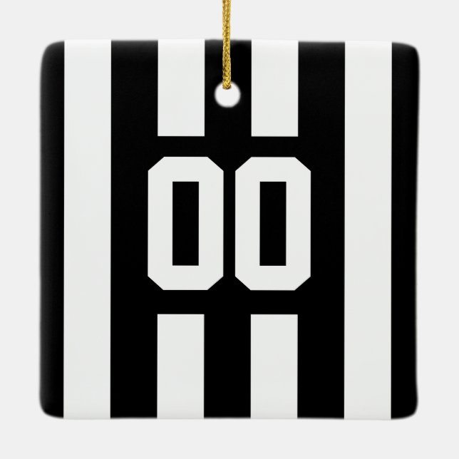 Personlig Hockey Football Referee Ornament (Baksida)