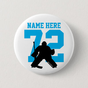 Personlig Hockey Goalie Namn Number Turcos Knapp