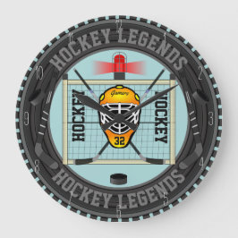 Personlig Hockey Legends Clock Stor Klocka