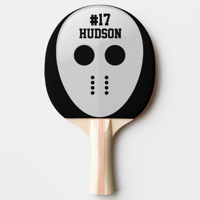 Personlig Hockey Mask Pingisracket (Framsidan)