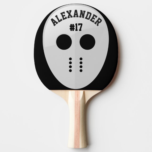 Personlig Hockey Mask Pingisracket (Framsidan)