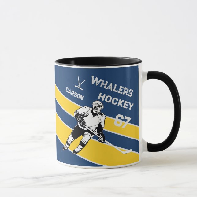 Personlig Hockey Mugg (Höger)