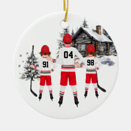 Personlig Hockey Ornament