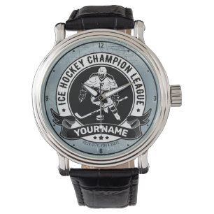 Personlig Hockey Player Ice Rink Team Idrottsman Armbandsur