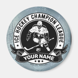 Personlig Hockey Player Ice Rink Team Idrottsman  Magnet