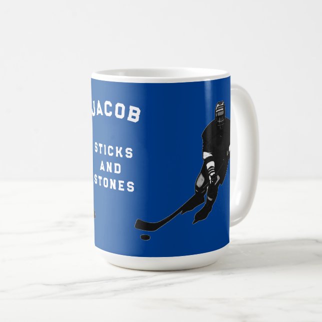 Personlig hockey Player-presentidéer Kaffemugg (Framsida höger)