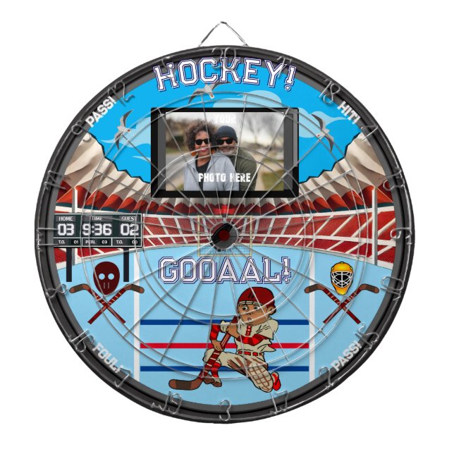 Personlig Hockey Stadium House Darttavla (Framsidan)