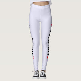 Personlig högklackad Citat i Lavendel Leggings