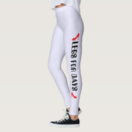 Personlig högklackad Citat i Lavendel Leggings