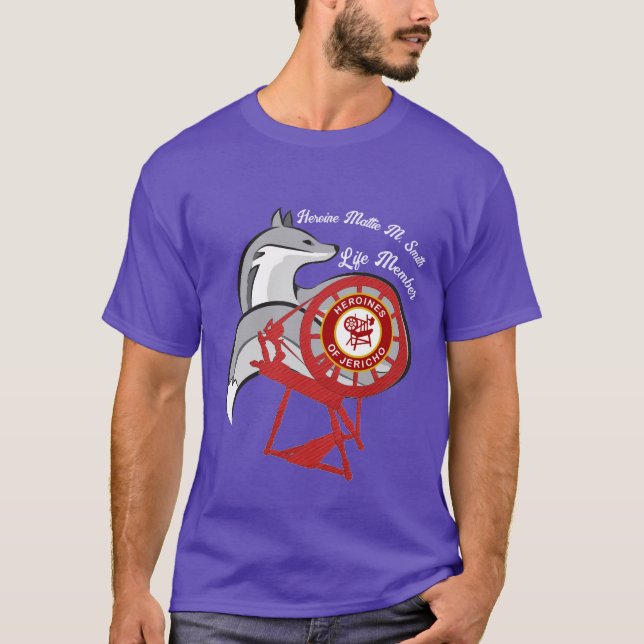 Personlig HOJ Life Member T Shirt (Framsida)