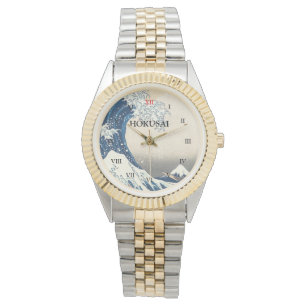 Personlig Hokusai Tsunami Armbandsur