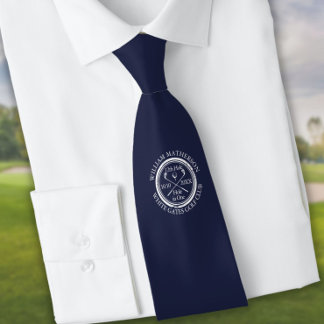 Personlig Hole in One Navyblå Golfslips Slips