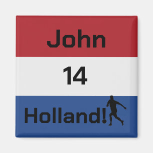 Personlig Holland Flag Football Ande Magnet