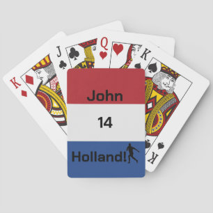 Personlig Holland Flag Football Match Casinokort