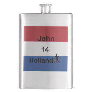 Personlig Hollands flagg fotboll anda Fickplunta