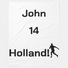 Personlig Holländsk Fotboll Atletisk anda Fleecefilt