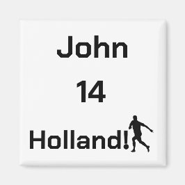 Personlig Holländsk Fotboll Atletisk anda Magnet