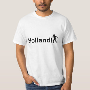 Personlig Holländsk Fotboll Atletisk Stil T Shirt