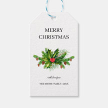 Personlig Holly Gräs & Berry God jul