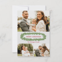 Personlig Holly Löv julfotoport