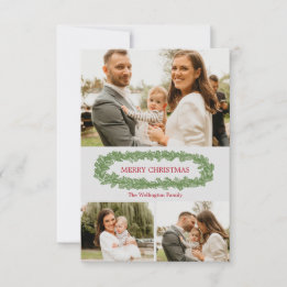 Personlig Holly Löv julfotoport Meddelande