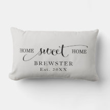 Personlig Home Sweet Home Family Namn