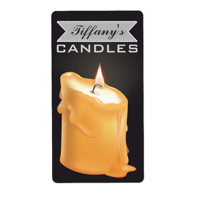 Personlig Homemade Candles | Handgjorda ljus Fraktsedel (Framsidan)