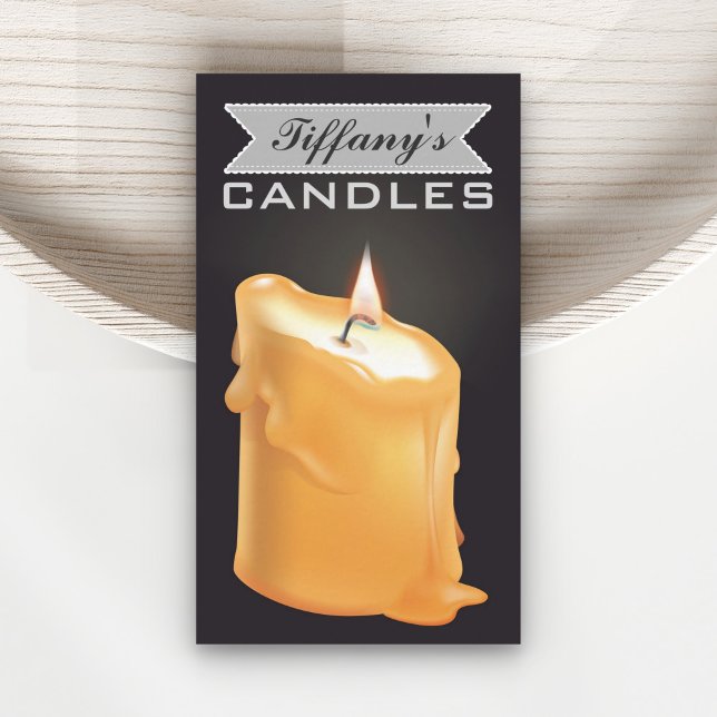 Personlig Homemade Candles | Handgjorda ljus Visitkort (Skapare uppladdad)