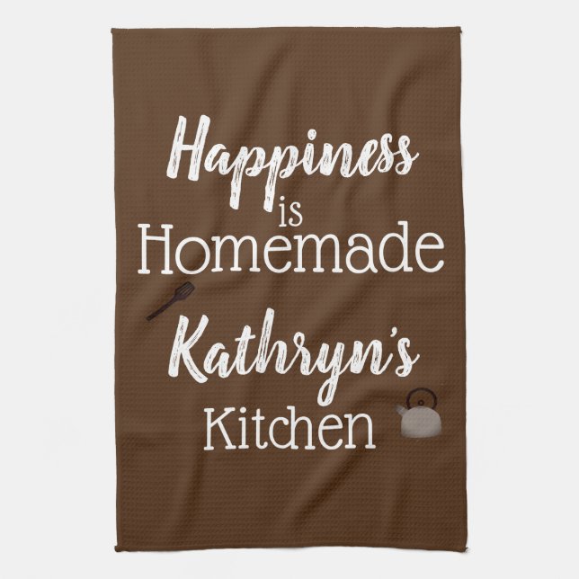 Personlig ’Homemade’ Kitchen Towel Kökshandduk (Vertikal)