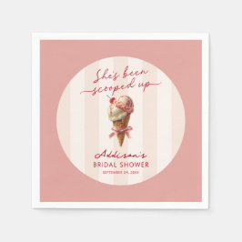 Personlig Hon har blivit uppskovad Möhippa Pappersservett