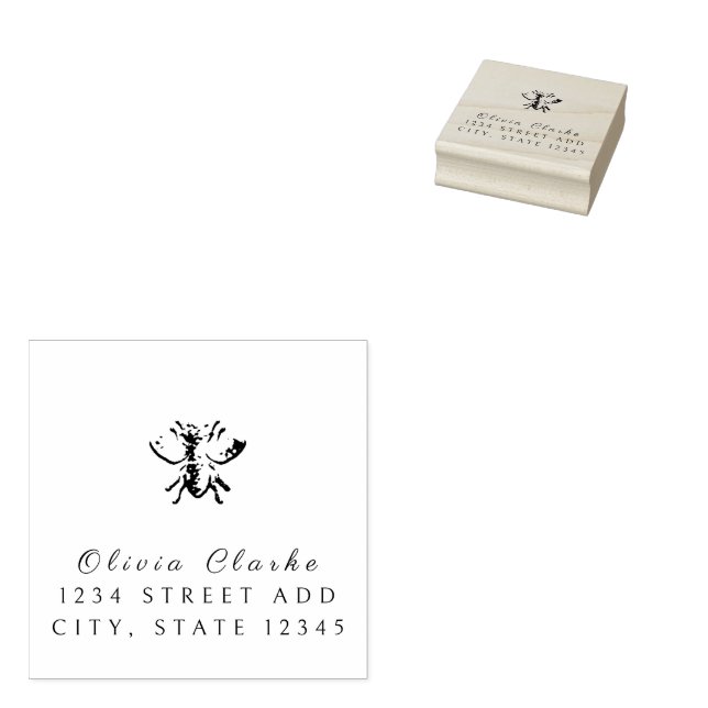 Personlig Honungsbi Stämpel (Stämplad)