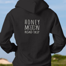 Personlig Hoodie för Smekmånad Road Trip