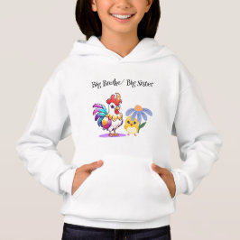 Personlig hoodie för storebror och syster t shirt
