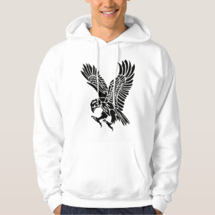 Personlig Hoodies - Eagle jag flyger Hoodie