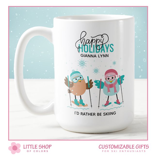 Personlig Hoppa över jul Kaffemugg (Skapare uppladdad)