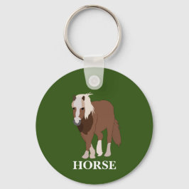Personlig Horse Animal Horse Rider Horse Lover Nyckelring