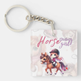 Personlig Horse Girl Dressage Rider Named