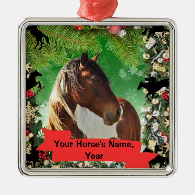 Personlig Horse ornament (Framsidan)
